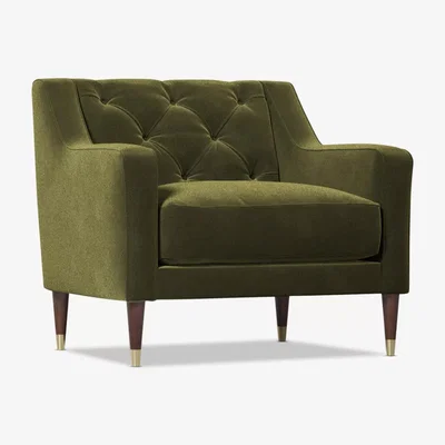 John Lewis Swoon Pritchard Armchair, Dark Leg