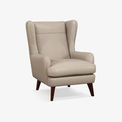 John Lewis John Lewis & Partners Bergen Leather Armchair, Dark Leg
