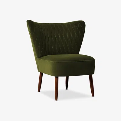 John Lewis Swoon Quin Chair, Dark Leg