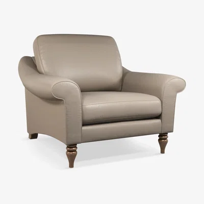 John Lewis John Lewis & Partners Camber Leather Snuggler, Dark Leg