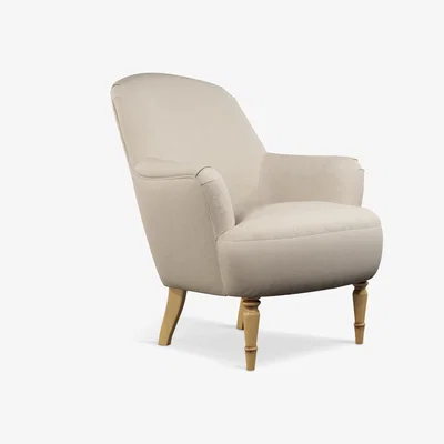 John Lewis John Lewis Fireside High Back Armchair, Light Leg, Matilda Natural