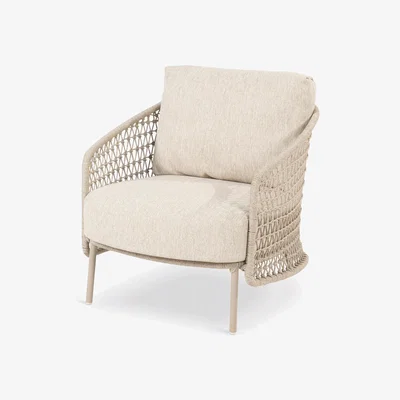 John Lewis 4 Seasons Outdoor Puccini Garden Living Chair, Latte