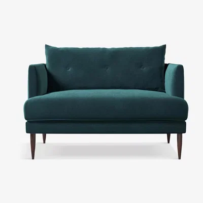 John Lewis Swoon Kalmar Loveseat, Dark Leg