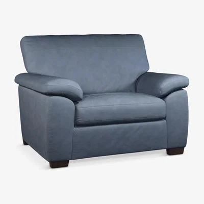 John Lewis John Lewis & Partners Camden Leather Snuggler, Dark Leg