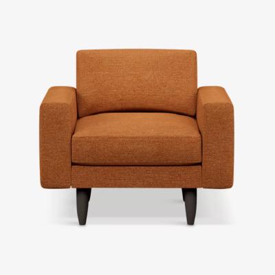 John Lewis Hutch Rise Block Arm Armchair, Dark Leg