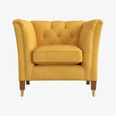 John Lewis Laura Ashley Chatsworth Armchair, Teak Leg