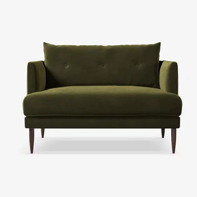 John Lewis Swoon Kalmar Loveseat, Dark Leg