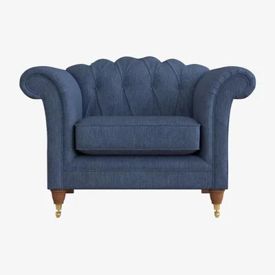 John Lewis Laura Ashley Gloucester Armchair, Teak Leg