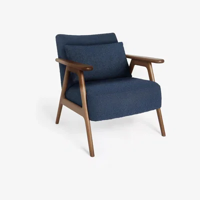 John Lewis John Lewis Hendricks Accent Armchair, Dark Wood Frame