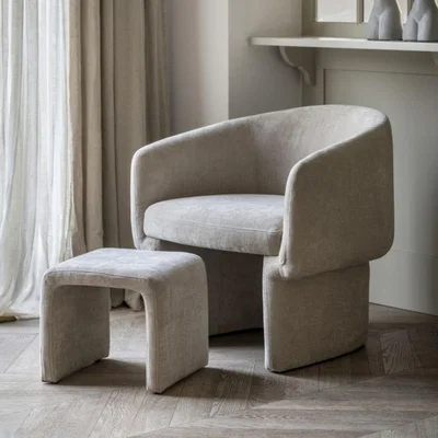 Knees Evita Armchair - Cream