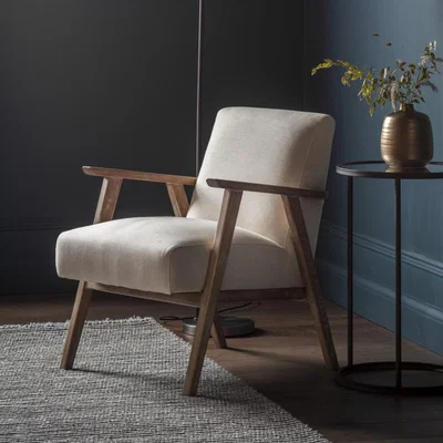 Knees Newland Linen Armchair - Natural