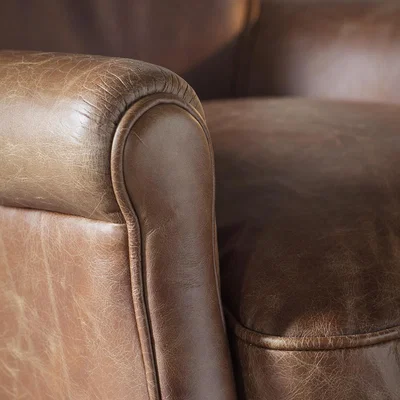 Knees Pugsey Leather Chair - Vintage Brown