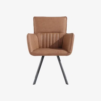 Knees Rocco Carver Chairs - Tan (2 Pack)