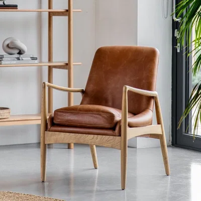 Knees Samira Armchair - Brown