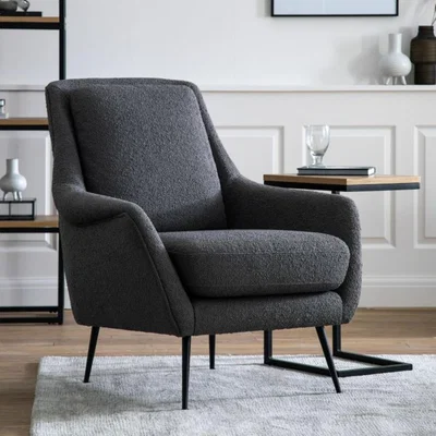 Knees Brompton Armchair - Dark Grey