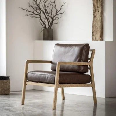 Knees Sonora Armchair - Antique Brown