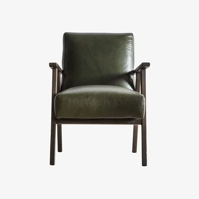 La Redoute Berlin Mid-Century Armchair with Solid Wood Frame