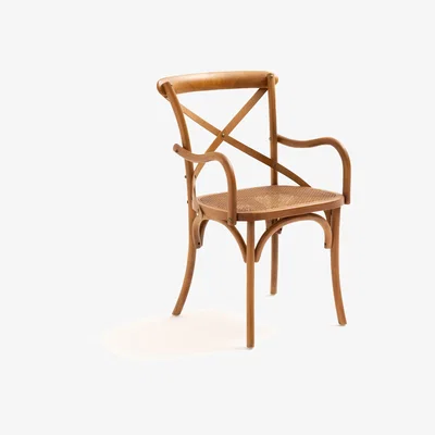 La Redoute Cedak Wood & Cane Dining Armchair