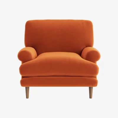 Loaf Dawdler Armchair (Bobbing Buoy Clever Velvet)