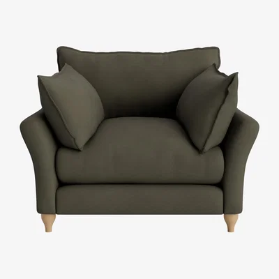 Loaf Brioche Flat-Packed Armchair (Woody Walk Clever Cotton)
