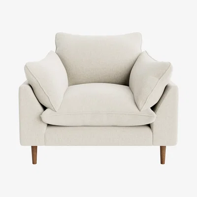 Loaf Slow Riser Armchair (Egg Box Clever Linen)