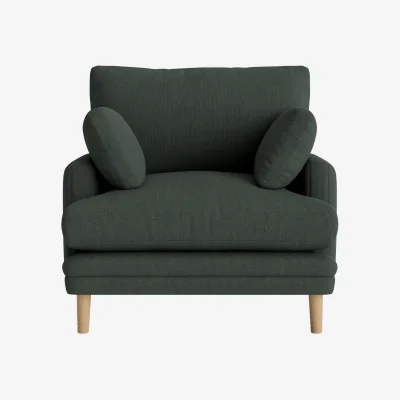Loaf Squisharoo Armchair (Stilton Blue Clever Slubby Cotton)