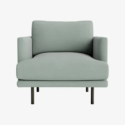 Loaf Jeffers Armchair in Mint Choc Chip Clever Twill