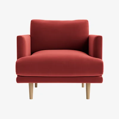 Loaf Jeffers Armchair (Rocking Horse Clever Velvet)