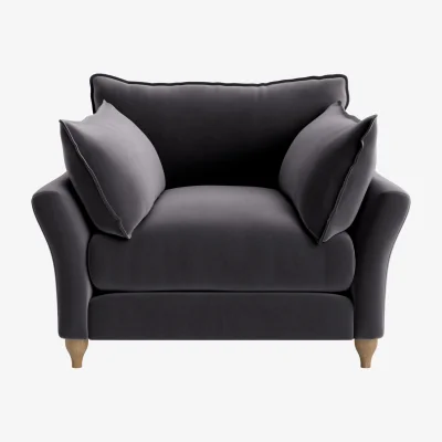 Loaf Brioche Armchair (Wire Wool Clever Velvet)