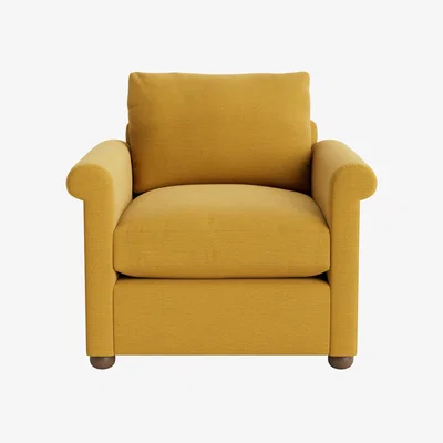 Loaf Queenie Armchair in Butter Drip Clever Linen