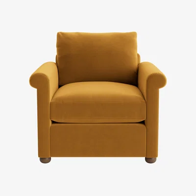 Loaf Queenie Armchair in Butterscotch Clever Velvet