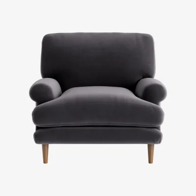 Loaf Dawdler Armchair (Wire Wool Clever Velvet)