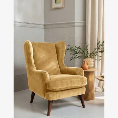 Marks & Spencer BARKER AND STONEHOUSE Sven Chenille Armchair Golden Rose