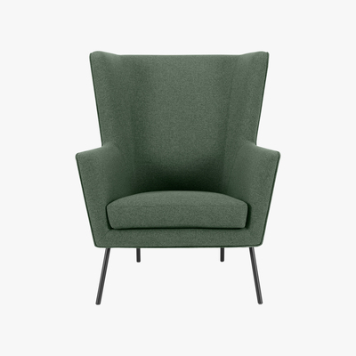 Made.com Egan Accent Armchair, Darby Green