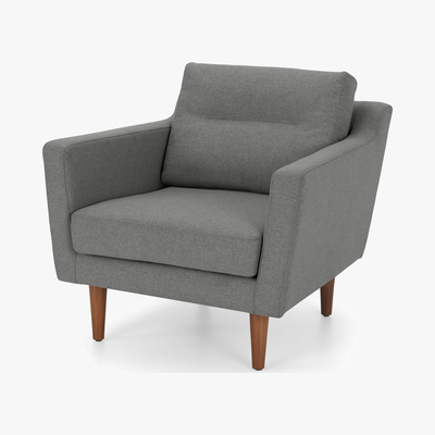 Made.com Walker Armchair, Mountain Grey