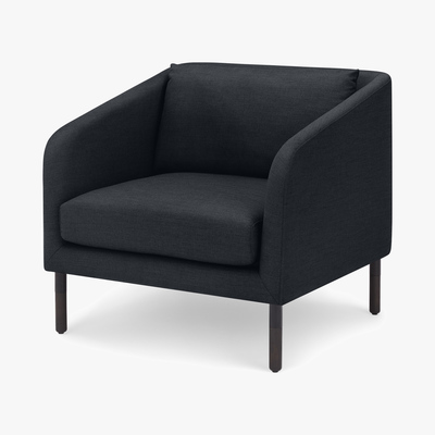 Made.com Merrick Armchair, Denim Dark Blue Weave