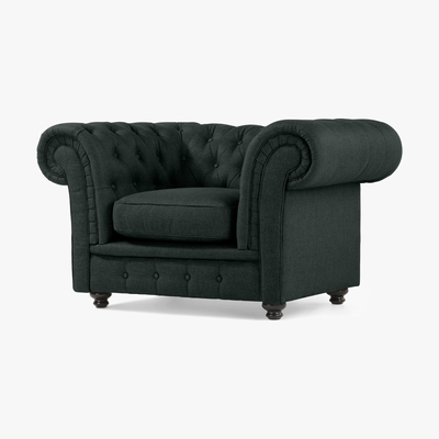 Made.com Branagh Armchair, Anthracite Grey