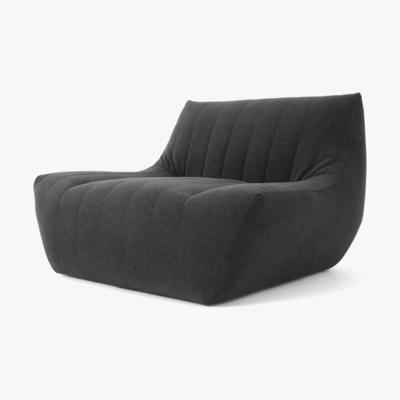 Made.com Ivan Armchair, Marl Grey