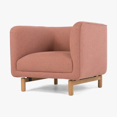 Made.com Becca Armchair, Dusk Pink