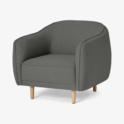 Made.com Haring Armchair, Cadet Dark Grey
