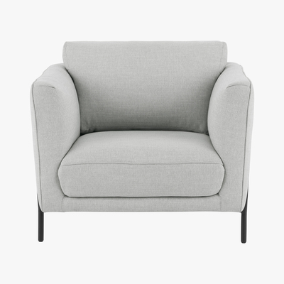 Made.com Everson Armchair, Titan Grey