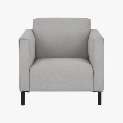 Made.com Herron Armchair, Hail Grey