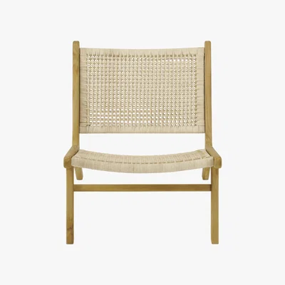 Made.com Modica Accent Armchair, Rattan & Natural