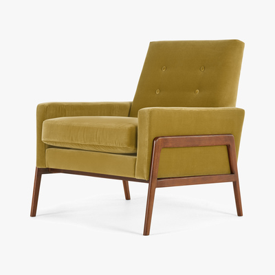 Made.com Cecil Armchair,  Cotton Gold Velvet