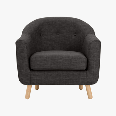 Made.com Lottie Armchair, Seal Grey