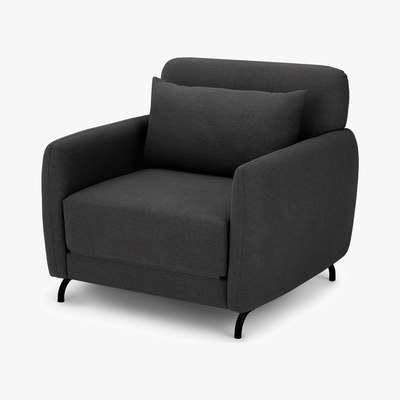 Made.com MADE Essentials Rico Sofa Bed, Charcoal Grey