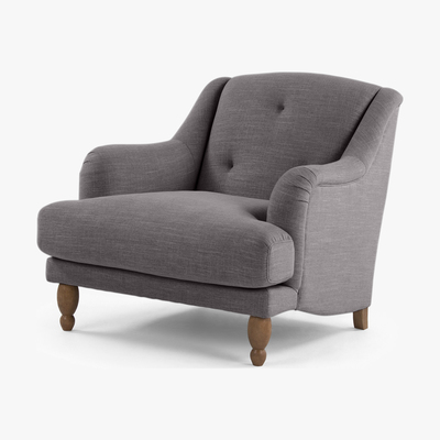 Made.com Ariana Armchair, Graphite Grey