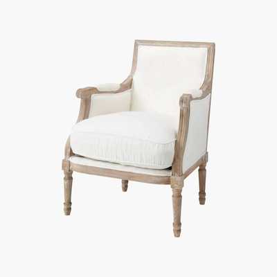 Maisons du Monde Linen Armchair in Ivory Casanova