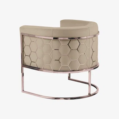 My Furniture Alveare tub chair Copper - Taupe