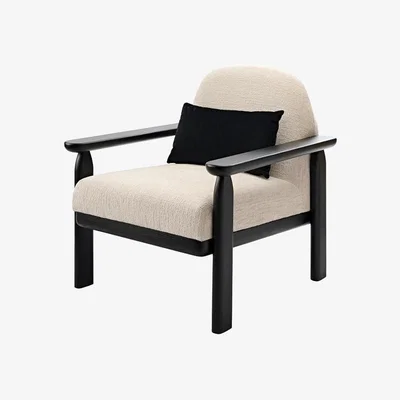 My Furniture Waldo Armchair – Light Taupe Chenille